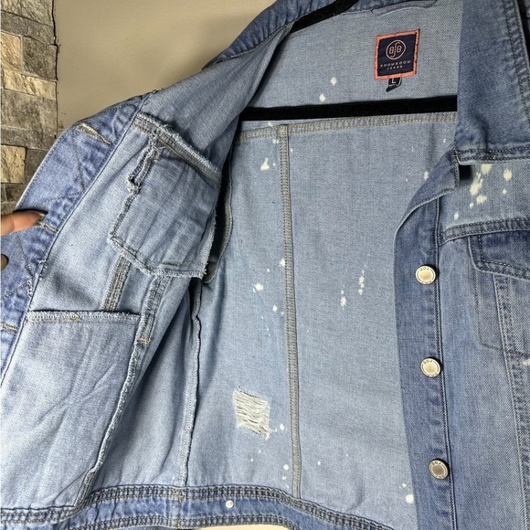 Boom Boom Jeans Denim Jacket Women’s Size Large - Picture 5 of 10